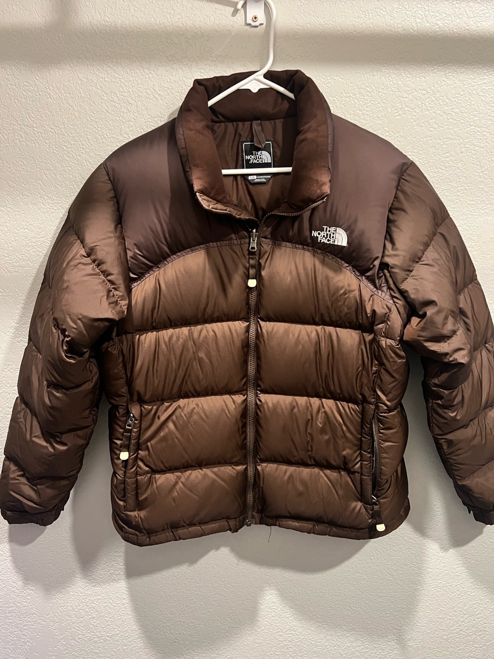 The North Face Women’s Brown Puffer Jacket - Nuptse 700 Fill Down Size Large